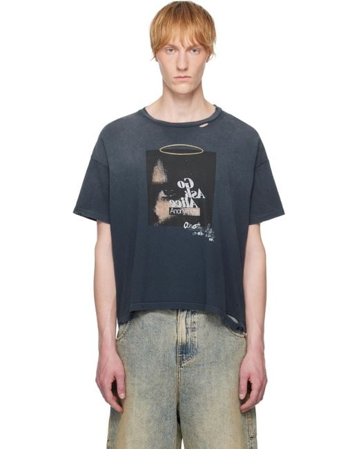 PALY Blue 'Ask Alice' T-Shirt for men