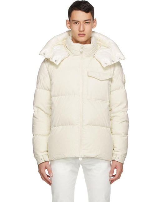Moncler Cotton Off-white Down Vignemale Jacket in Beige (Natural) for Men -  Lyst