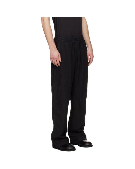 Thom Krom Black M P 35 Trousers for men