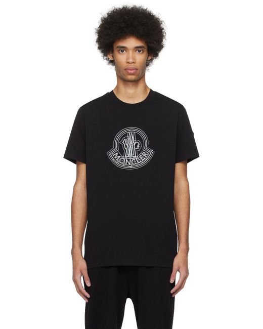 Moncler Graphic T shirt in Black for Men Lyst UK