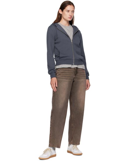 Dime Brown Baggy Jeans