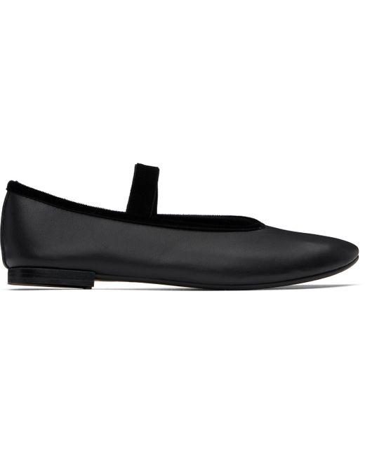 Ballerines De Style Charles Ix Lilouh Noires À Semelle En Caoutchouc Repetto en coloris Black