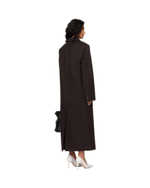 Frankie Shop Black Jane Long Coat