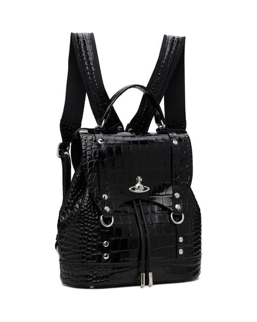 Vivienne Westwood Black Max Small Backpack
