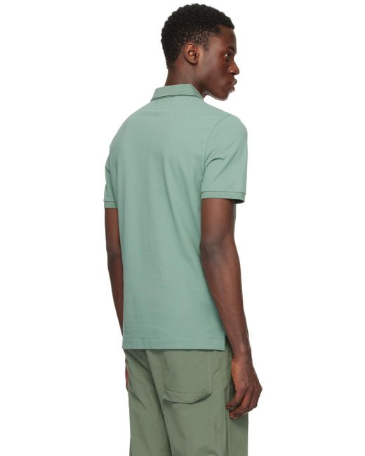 メンズ C P Company ーン ロゴパッチ ポロシャツ Green