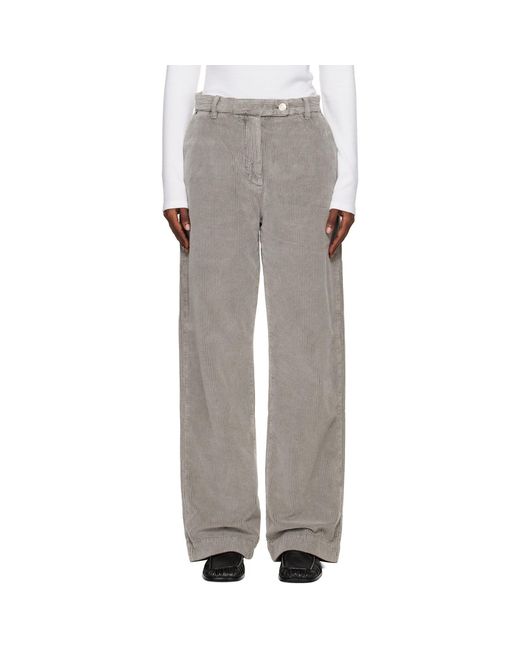 mfpen White Ssense Exclusive Cord Trousers