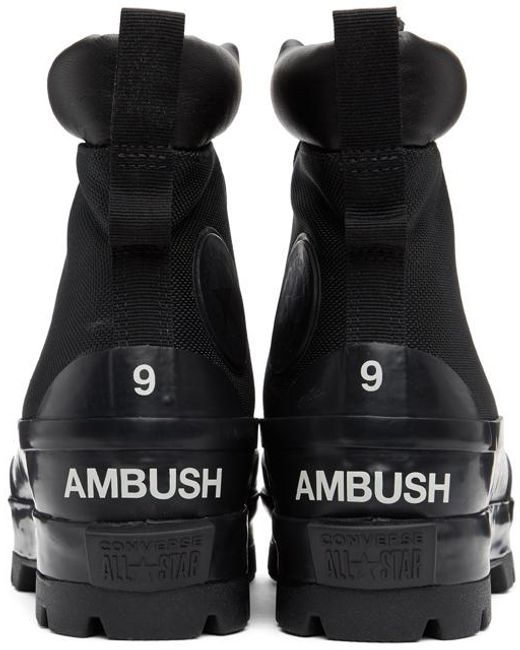 Bottes en caoutchouc noires Chuck édition Converse Caoutchouc ... Bottes en caoutchouc noires Chuck édition Converse Caoutchouc ...