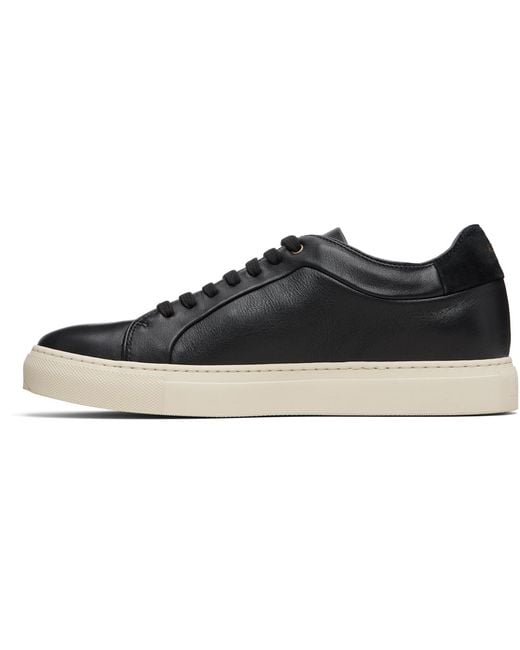 Paul Smith Black Leather 'Basso' Sneakers for men