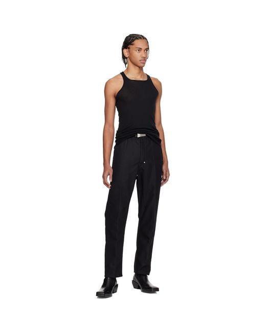 Rick Owens Black Temple Joris Trousers for men
