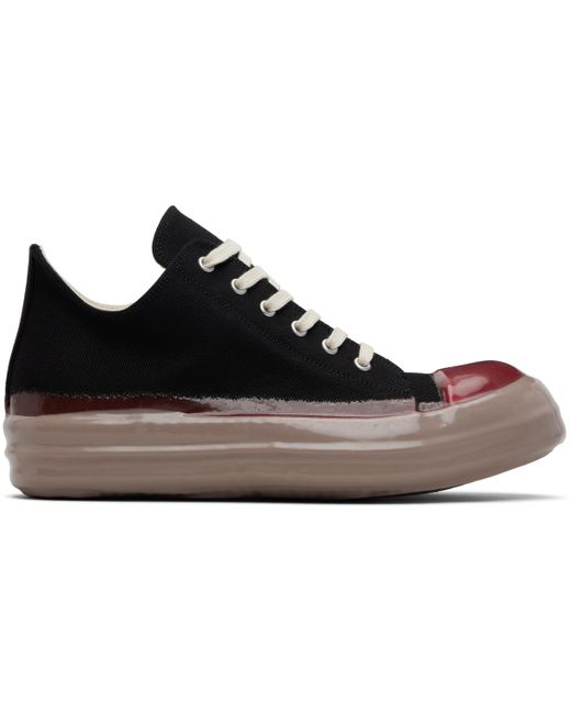 Rick Owens Black Concordians Low Sneakers for men