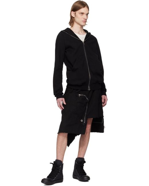 Rick Owens Black Hollywood Jumbo Lace Puffer Sneakers for men