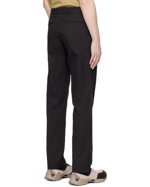 Norse Projects Black Aros Trousers for men