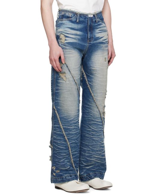 Adererror Blue Ely Jeans for men