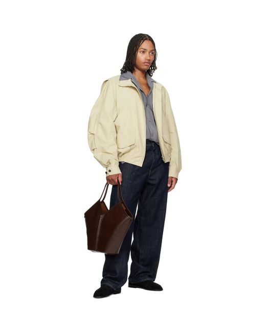 Hereu Black Calella Distressed Tote for men