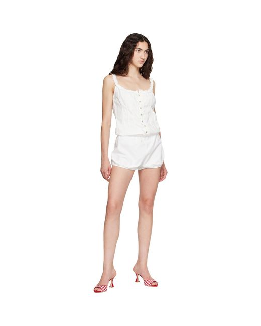 Fruity Booty White Broderie Jumpsuit