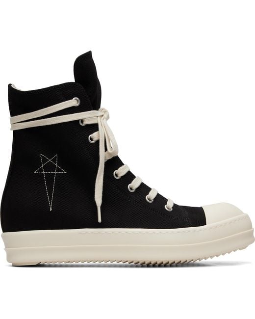 Rick Owens Black Tower Sneaks Sneakers