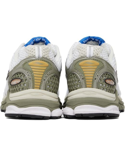 Saucony Black Khaki Progrid Triumph 4 Sneakers for men