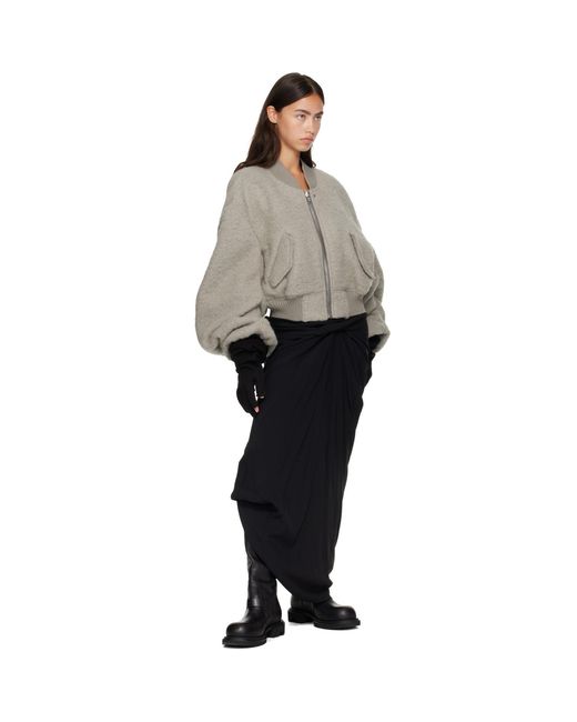 Rick Owens Black Tower Sphinx Gloves