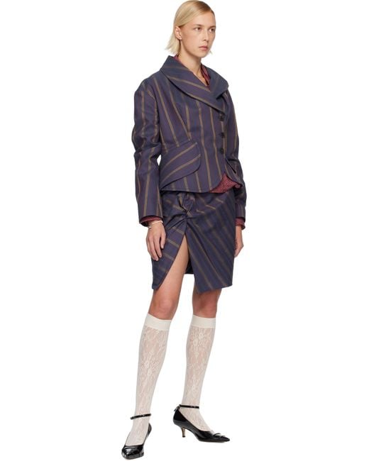 Vivienne Westwood Black Lorelei Stud Earrings