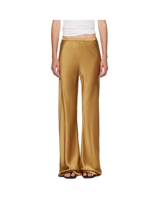SILK LAUNDRY Multicolor Bias Cut Lounge Pants