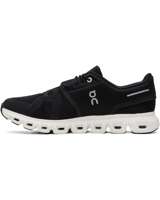 On Shoes Black Cloud 6 Sneakers for men