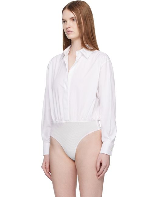 Max Mara White Mxmaere Bodysuit