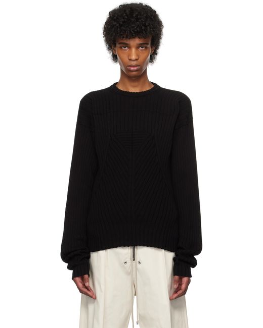 Pull Noir À Encolure Arrondie Rick Owens pour homme en coloris Black