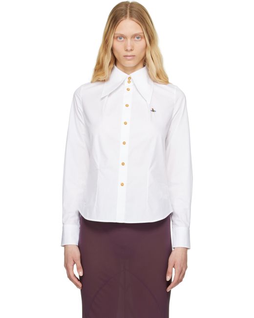 Vivienne Westwood ホワイト W Violin シャツ White