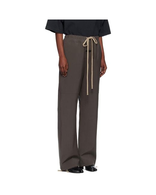 Fear Of God Black Split Knee Trousers