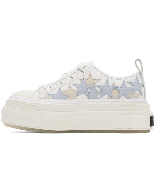 Amiri Multicolor Stars Low Top Platform Sneakers