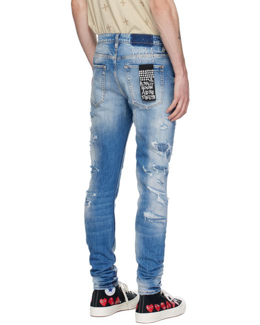 Ksubi Blue Van Winkle Tektonik Dialled Jeans for men