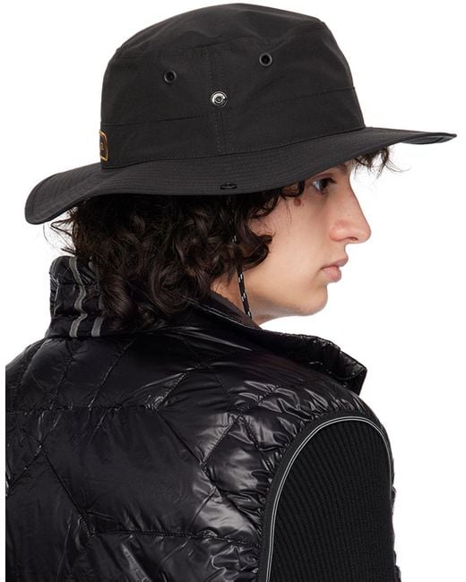 Canada Goose Black Venture Bucket Hat for men