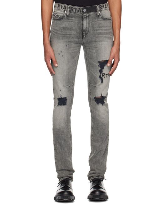 RTA Gray Bryant Classic Jeans in Black for Men | Lyst