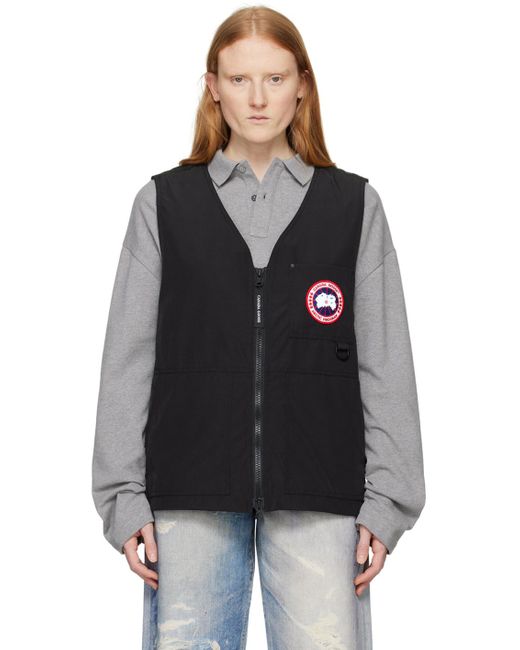 Canada Goose Canmore Vest in Black Lyst Australia