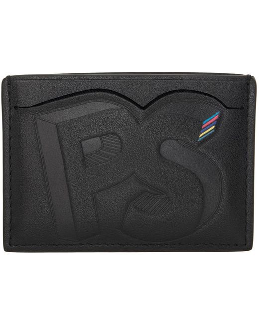 PS by Paul Smith Black Cc Card Holder for men