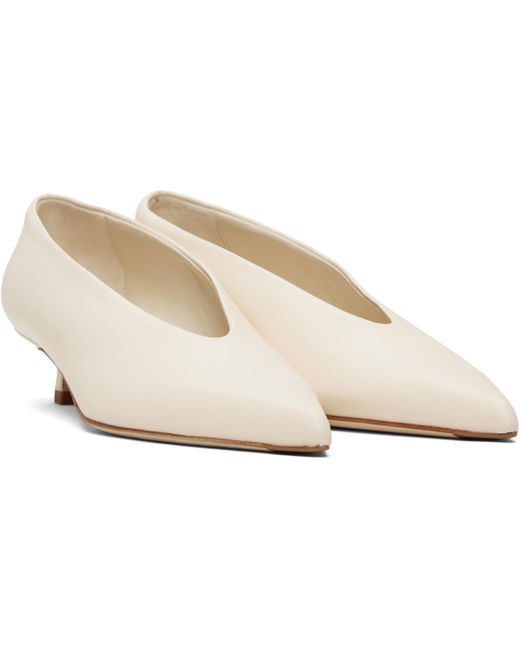 Aeyde Black Clara Pointed-Toe Heels