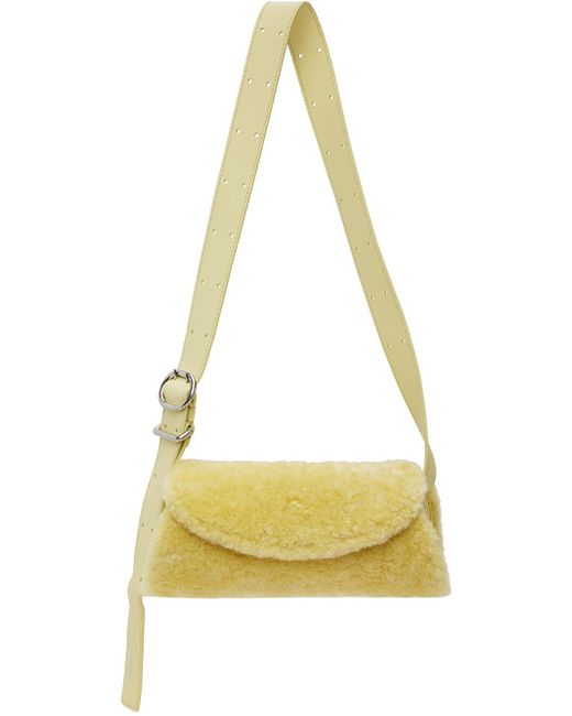 Jil Sander Yellow Mini Cannolo Bag