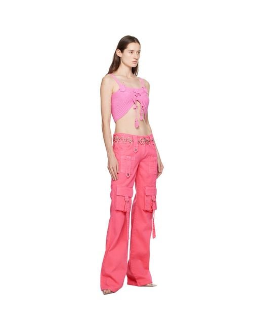 Blumarine Pink Flower Camisole