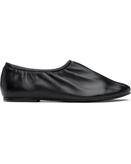A.P.C. Black Swan Slip-On Ballerina Flats