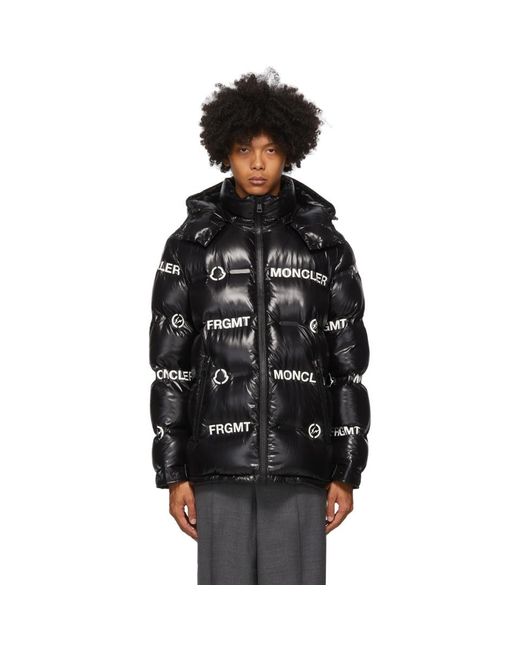 Moncler Genius 7 Moncler Fragment Hiroshi Fujiwara Black Down Mayconne  Jacket for Men | Lyst