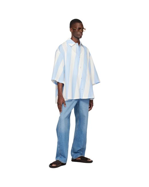 Jacquemus White Off- 'The Triangle' Shirt for men