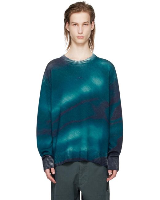 A_COLD_WALL* Blue * Gradient Sweater for men