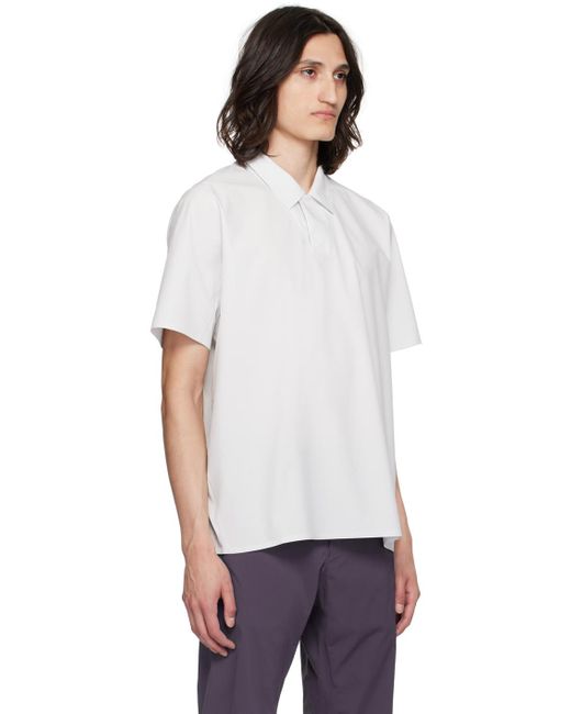 メンズ Veilance オフホワイト Dromos Tech ポロシャツ White