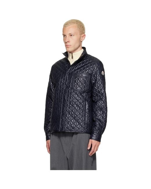 Moncler Blue Cleorine Jacket for men