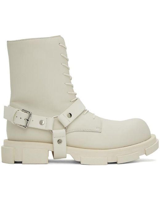 BOTH Paris White Gao Harness Boots for men
