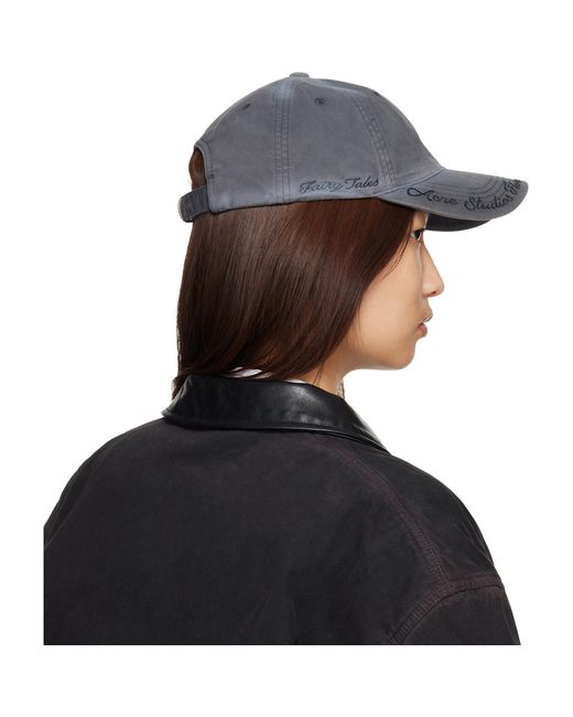 Acne Black Logo Cap
