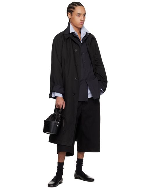 【関税込み】Maison Margiela ブラック Grecian スリッポン Black Grecian Slip-on Loafers by Maison Margiela on Sale