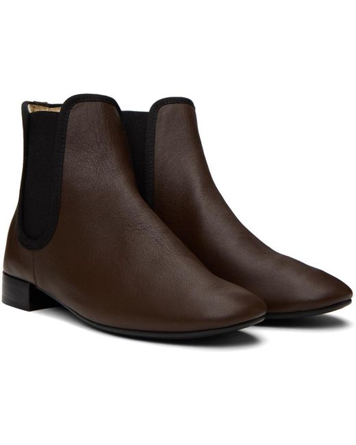 Repetto Black Brown Elor Boots