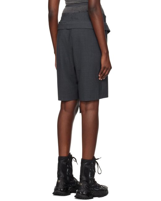 OTTOLINGER Black Ssense Exclusive Gray Shorts