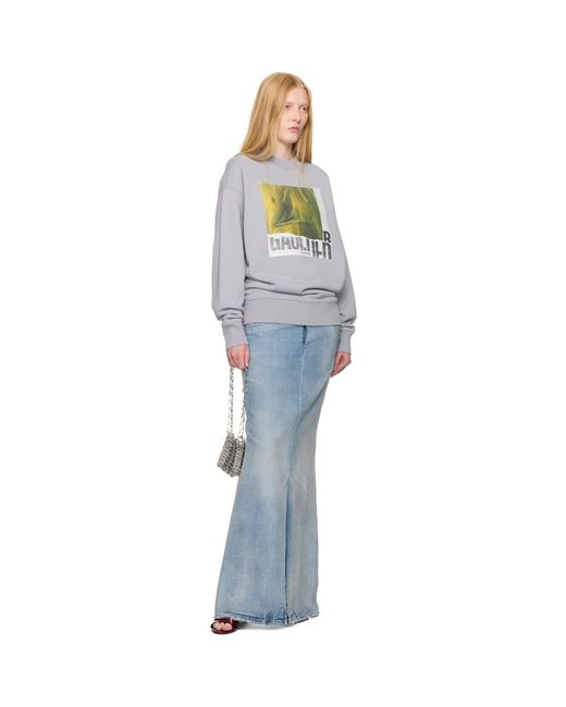 Jean Paul Gaultier Multicolor Ssense Exclusive Cotton Water Print Sweatshirt